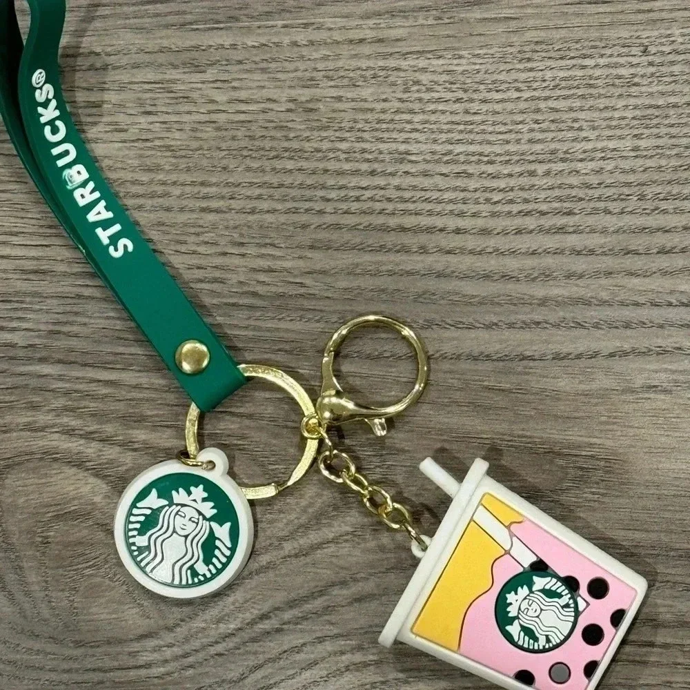 STARBUCKS BRANDED KEY CHAIN NIB